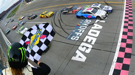 Mayer finished second by a few feet. . Race results for talladega